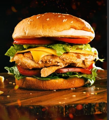 CHICKEN BREAST BURGER