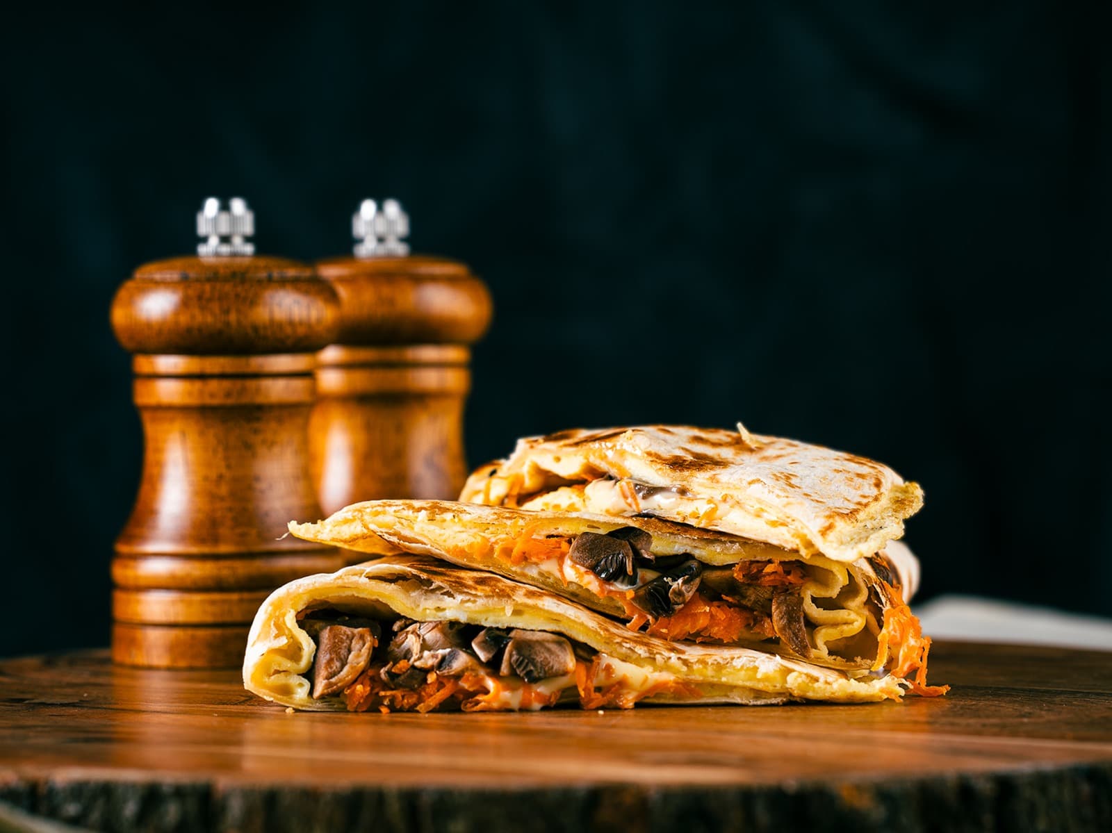 Egg Mushrom Burrito